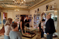 Семьи Управления "А" ЦСН ФСБ России и Ассоциации ветеранов "Альфа" посетили Музей шахмат