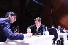 Магнус Карлсен сохраняет лидерство перед последним туром Мемориала Вугара Гашимова
