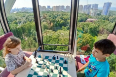 В Уфе сыграли в шахматы на «Седьмом небе»